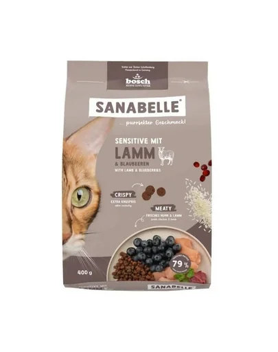 SANABELLE Sensitive Miel 400 g hrană pentru pisici cu sistem digestiv sensibil