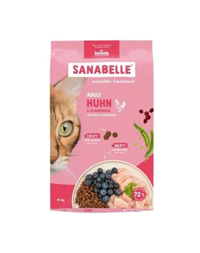 SANABELLE Adult 8 kg hrană cu pui pentru pisici adulte