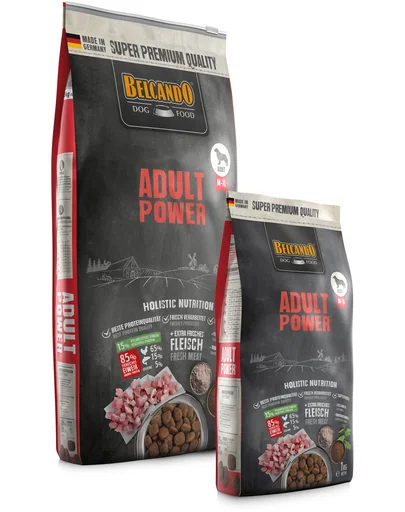 BELCANDO Power hrana uscata pentru cainii foarte activi, femele gestante sau care alapteaza, talie M-XL, 1 kg