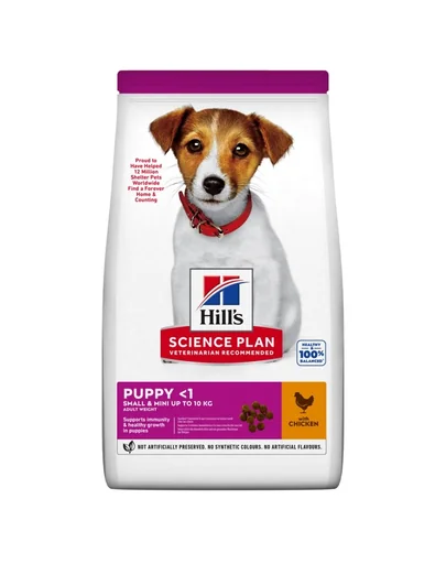 HILL'S Science Plan Canine Puppy Small &amp; Mini Hrana uscata catei talie mica, cu pui 6 kg