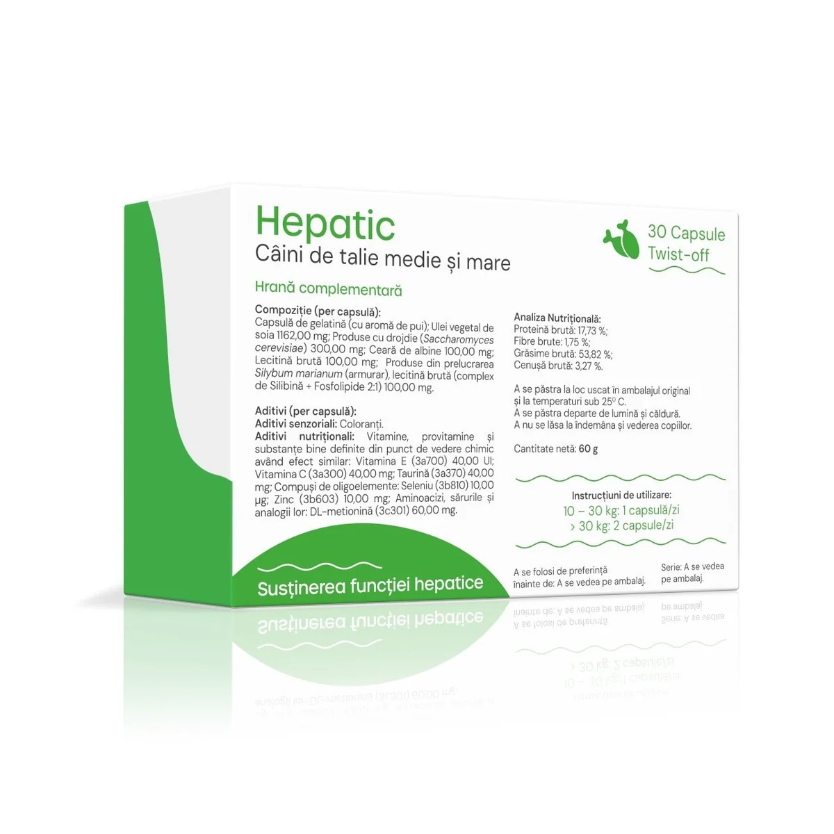 VetAria+ Hepatic, 30 capsule Twist-Off