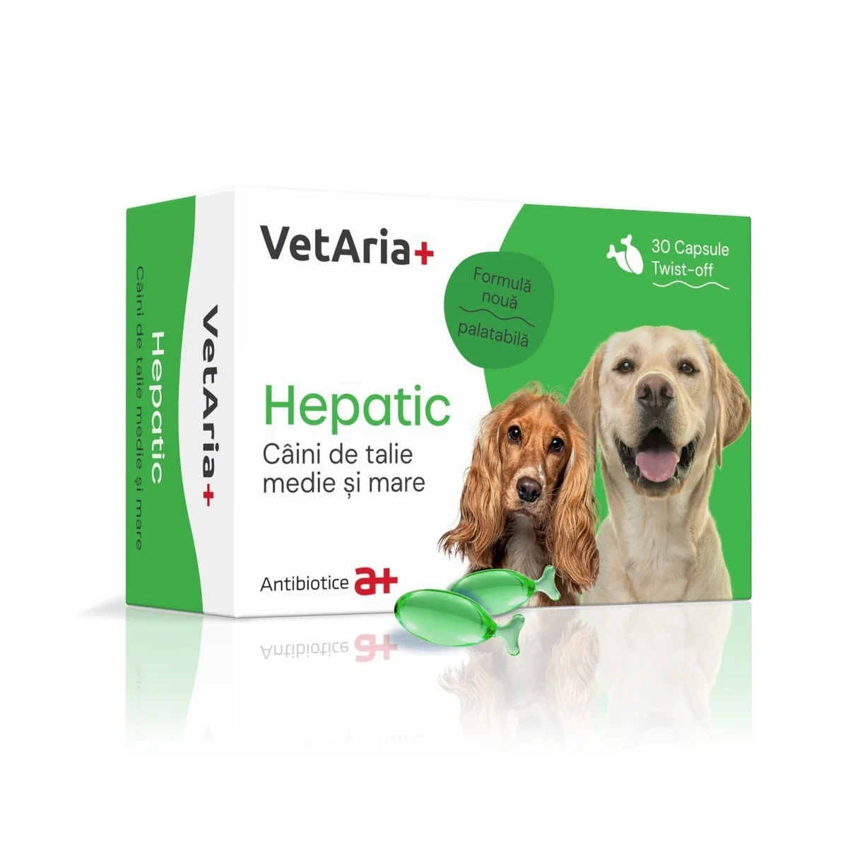 VetAria+ Hepatic, 30 capsule Twist-Off