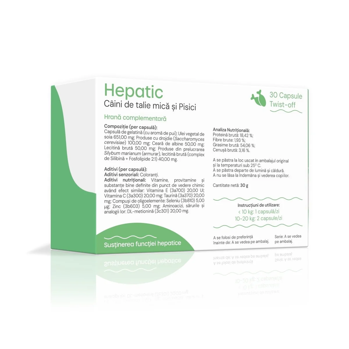 VetAria+ Hepatic, 30 capsule Twist-Off