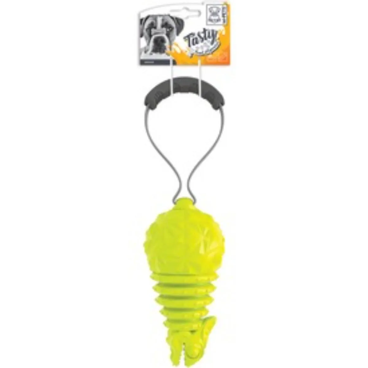 M-PETS Drogo, jucărie interactivă câini, eliberare recompense, dentiție, cauciuc M-PETS Drogo, jucărie interactivă câini XS-M, eliberare recompense, dentiție, cauciuc, verde, 8.5x8.5cm