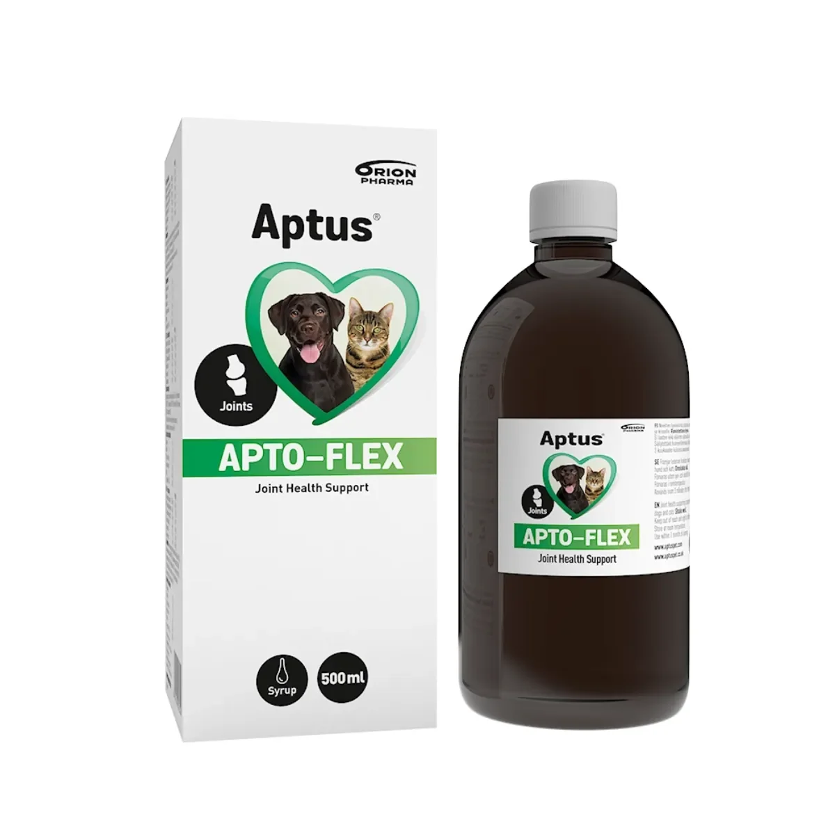 APTUS Apto-Flex, supliment sistem articular câini, suspensie orală APTUS Apto-Flex, XS-XL, supliment sistem articular câini și pisici, flacon, 500ml suspensie orală