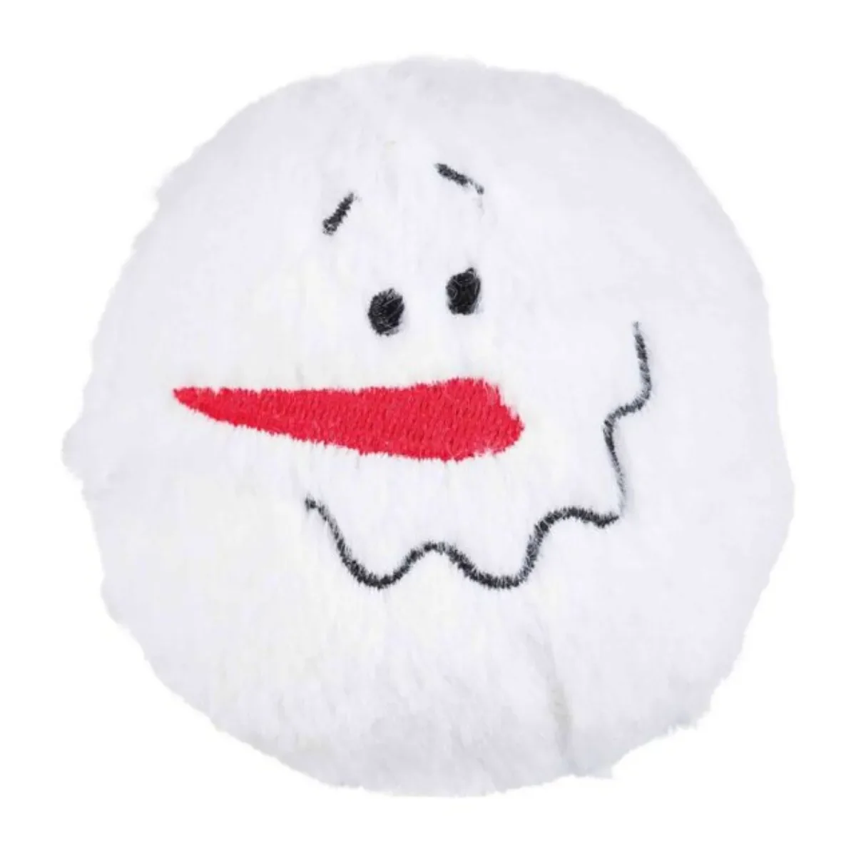 TRIXIE Christmas Xmas bulgăre de zăpadă, diverse modele, jucărie de pluș câini, XS-XL, pluș, cu sunet, activități fizice, alb, ⌀10 cm