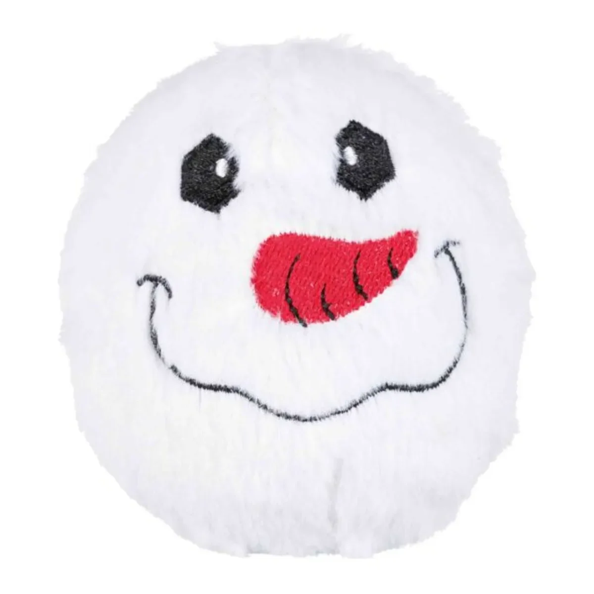 TRIXIE Christmas Xmas bulgăre de zăpadă, diverse modele, jucărie de pluș câini, XS-XL, pluș, cu sunet, activități fizice, alb, ⌀10 cm