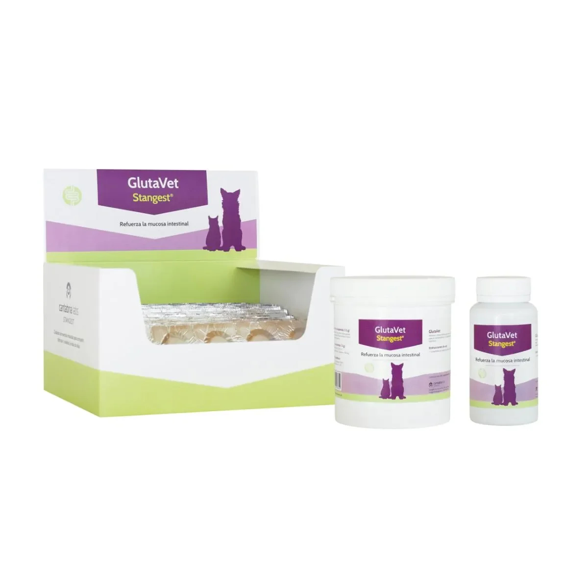 STANGEST Glutavet, XS-XL, supliment sistem digestiv câini și pisici, flacon, 60 comprimate