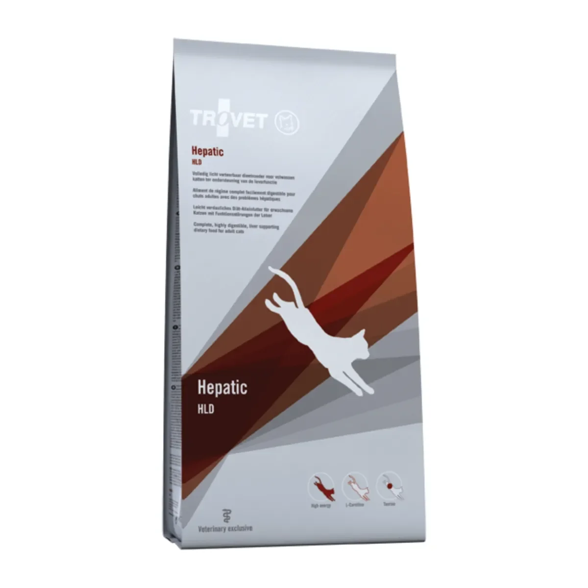 TROVET Cat Hepatic HLD, dietă veterinară pisici, hrană uscată, afecțiuni hepatice, 3kg