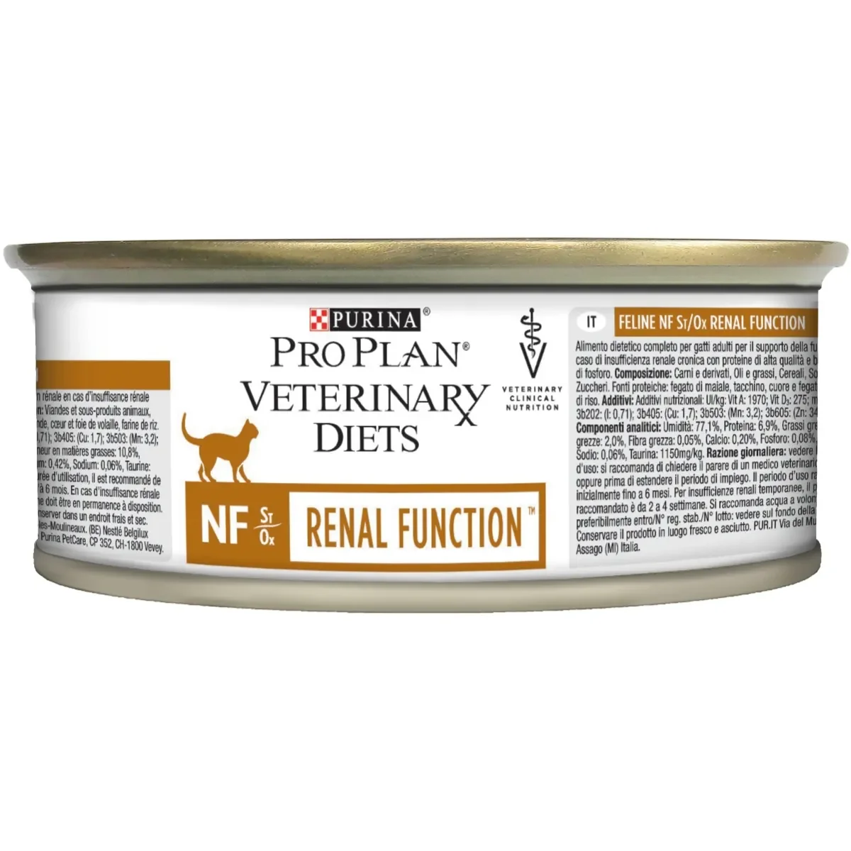 PURINA Pro Plan Veterinary Diets Renal Function Mousse, dietă veterinară pisici, conservă hrană umedă, afecțiuni renale, 195g