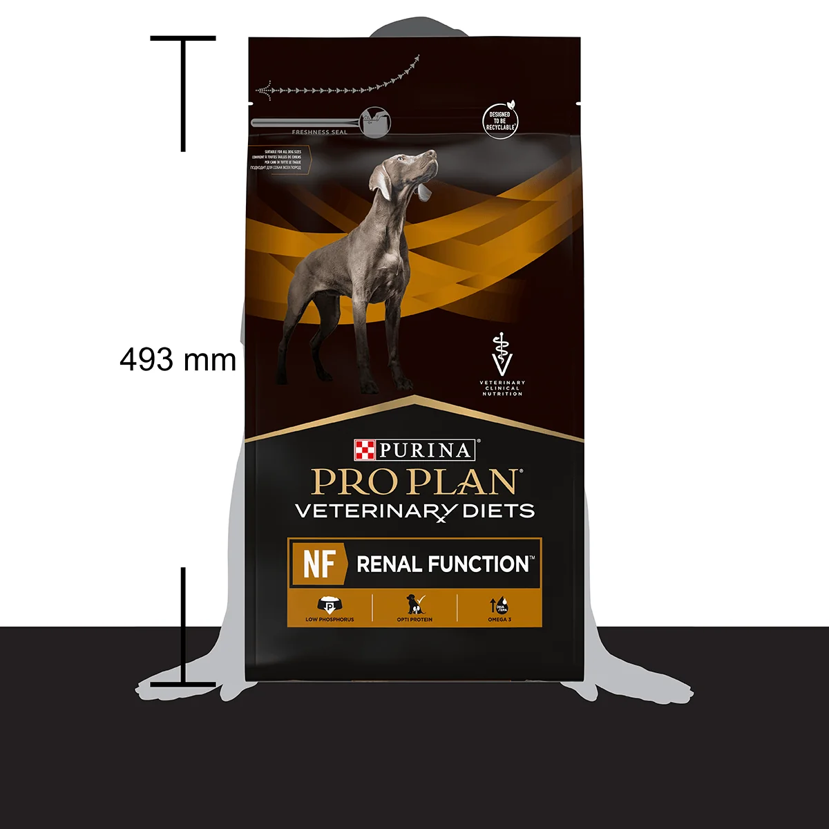 PURINA Pro Plan Veterinary Diets Renal Function, dietă veterinară câini, hrană uscată, afecțiuni renale, 3kg