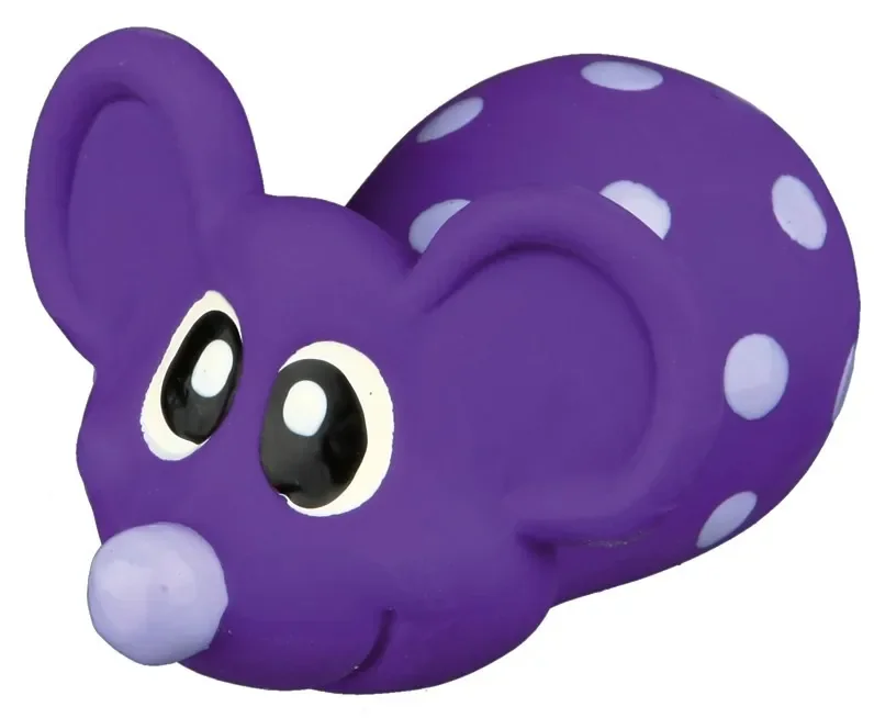 Trixie, jucărie șoricel câini, cu sunet, latex, 8cm, multicolor