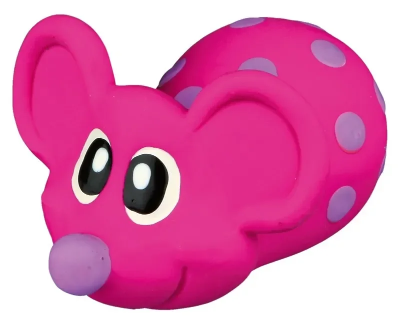 Trixie, jucărie șoricel câini, cu sunet, latex, 8cm, multicolor