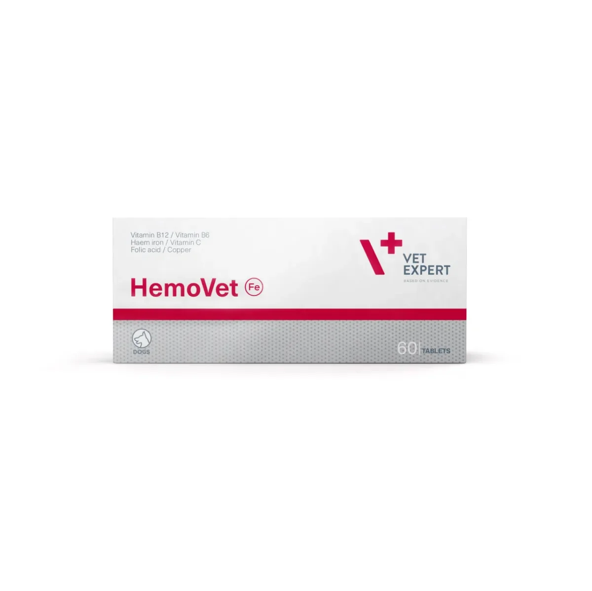 VET EXPERT Hemovet, supliment sistem cardio-vascular câini, comprimate VET EXPERT Hemovet, XS-XL, supliment sistem cardio-vascular câini, cutie, 60 comprimate