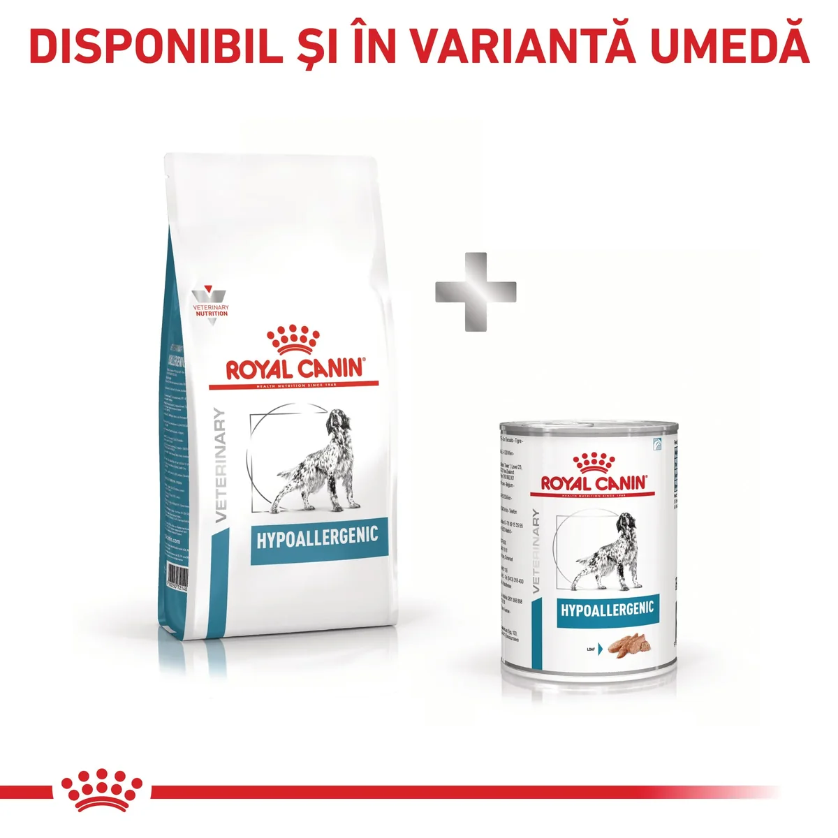 ROYAL CANIN VD Hypoallergenic, XS-XL, dietă veterinară, hrană uscată câini, alergii alimentare, 7kg