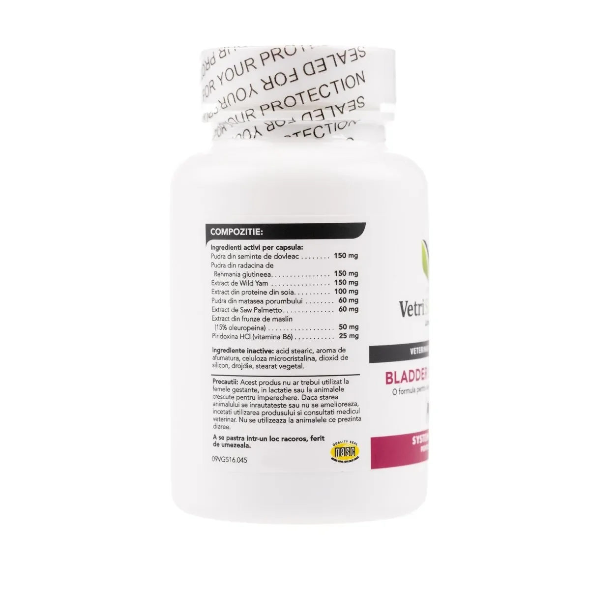 VETRI SCIENCE Bladder Strength, suplimente urinare câini, 45tbl masticabile