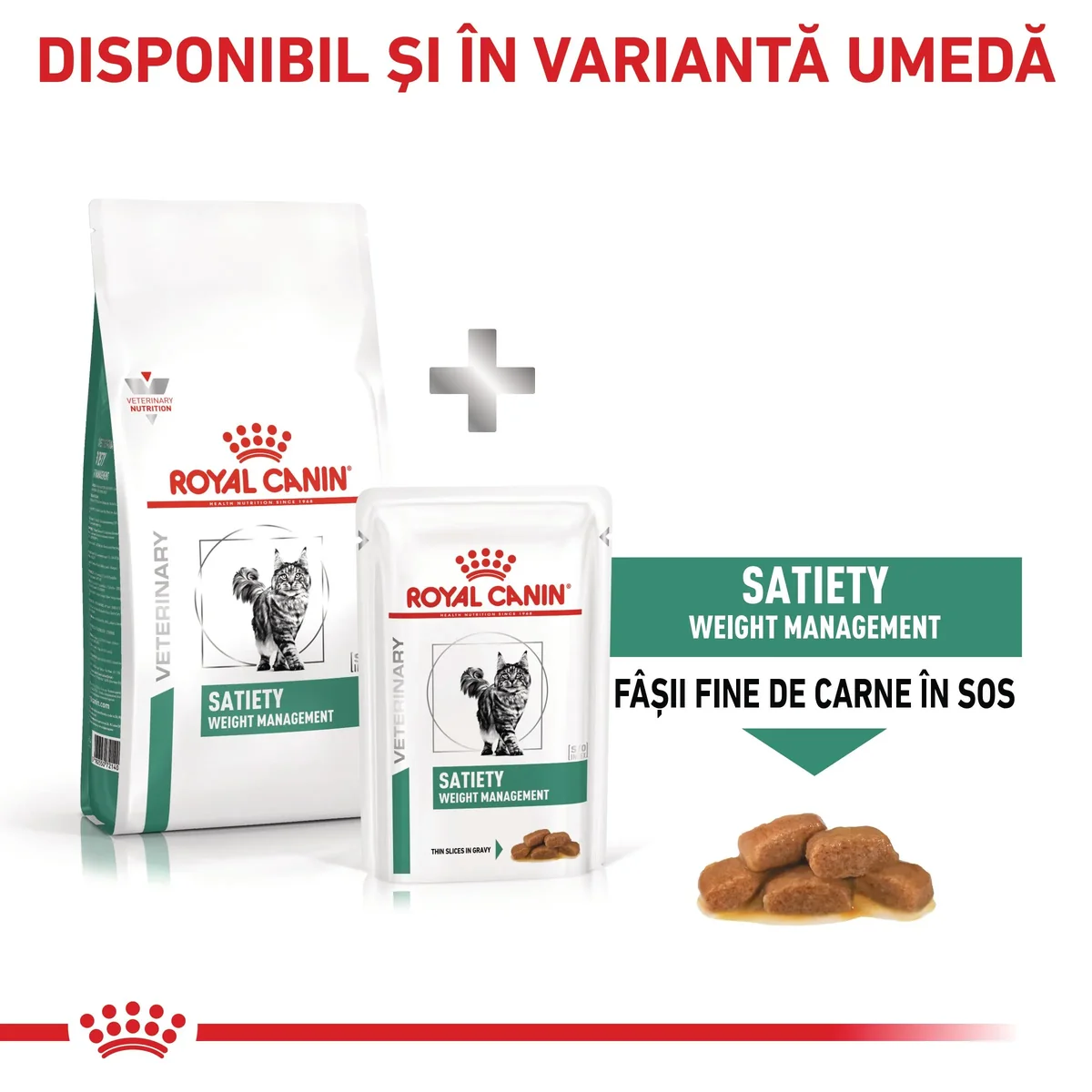 ROYAL CANIN VD Satiety Weight Management, dietă veterinară, hrană uscată pisici, obezitate, 1.5kg