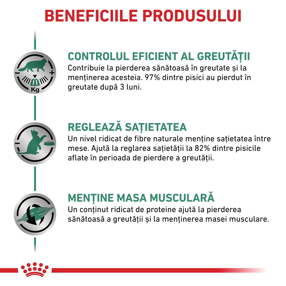 ROYAL CANIN VD Satiety Weight Management, dietă veterinară, hrană uscată pisici, obezitate, 1.5kg