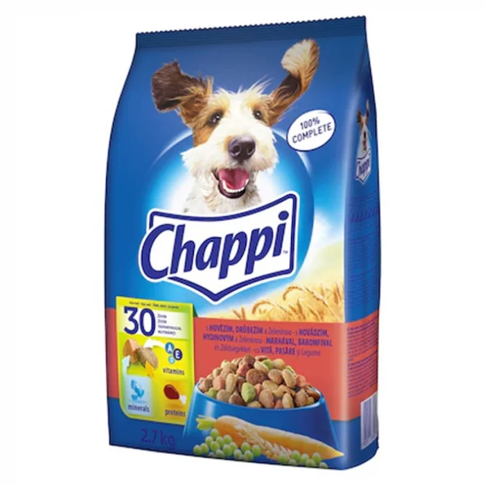 Hrana Uscata Pentru Caini Chappi Vita  Pasare, 2.7 Kg