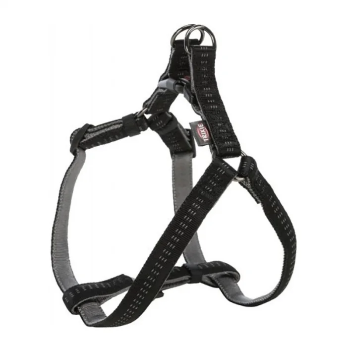 Ham pentru caini Premium L 65-80 cm 25 mm negru grafit