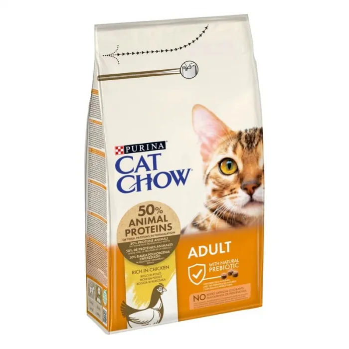 Hrana uscata pentru pisici Purina Cat Chow cu pui  curcan 1,5 kg