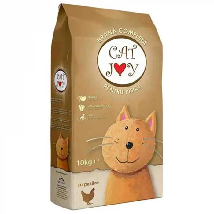 Hrana uscata pentru pisici Cat Joy cu pasare 10 kg