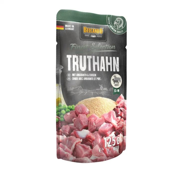 Hrana umeda pentru caini Belcando cu curcan 125 gr