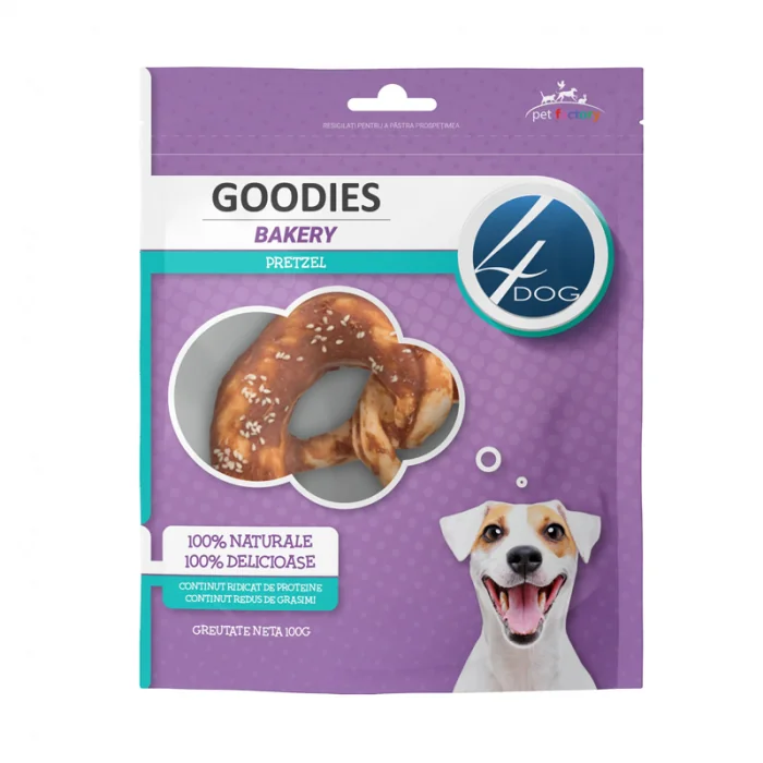 Recompense pentru caini Goodies Bakery Pretzel 100 gr