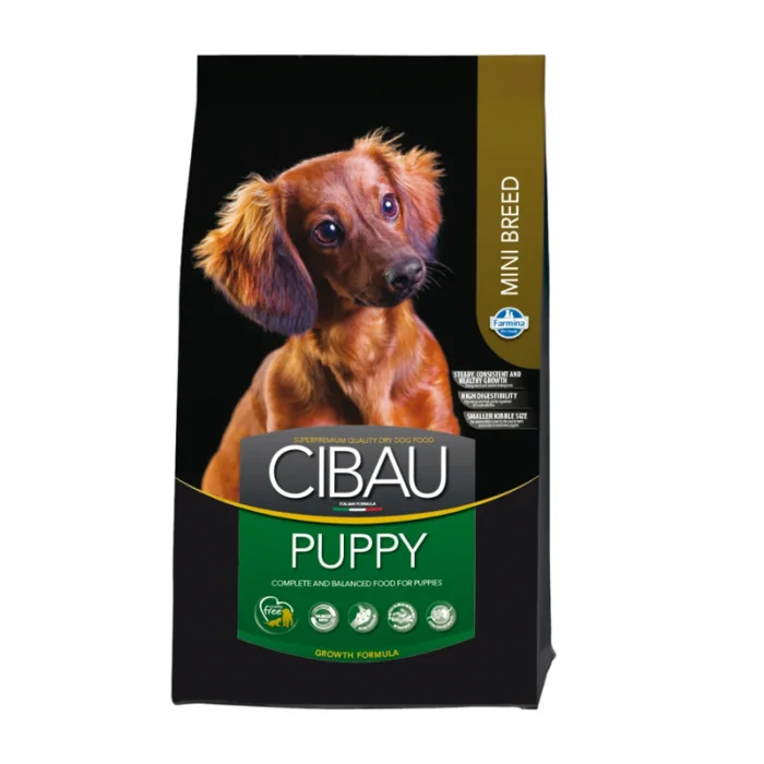 Hrana uscata pentru caini Cibau Mini Puppy cu pui 2,5 kg