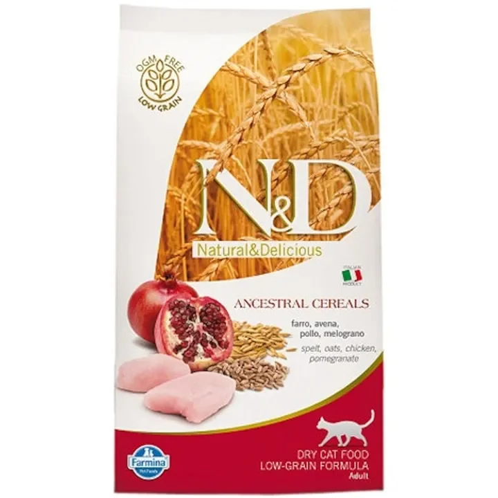 Hrana uscata pentru pisici HD Farmina cu pui  rodie 10 kg