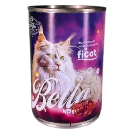 Conserva pentru pisici Bella cu ficat 415 gr