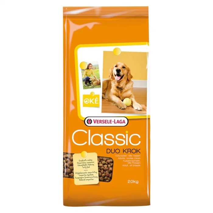 Hrana uscata pentru caini Versele Laga Classic Duo Krok 20 kg