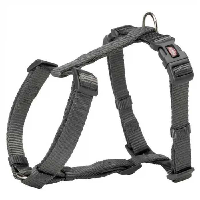 Ham pentru caini Premium XS-S 30-44 cm 10 mm gri grafit