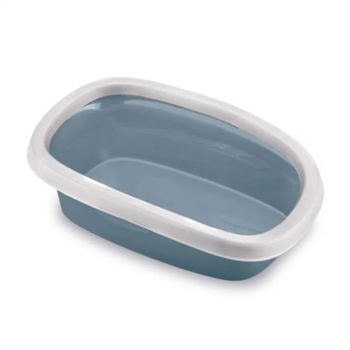 Litiera fara acoperis Stefanplast Iron Blue 39 x 58 x 17cm