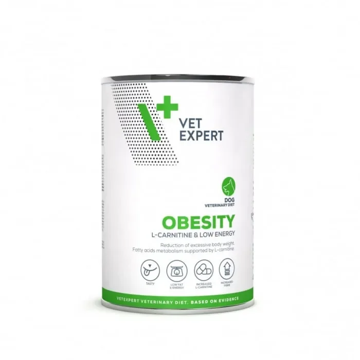 Conserva dietetica pentru caini Obesity VetExpert 400 gr