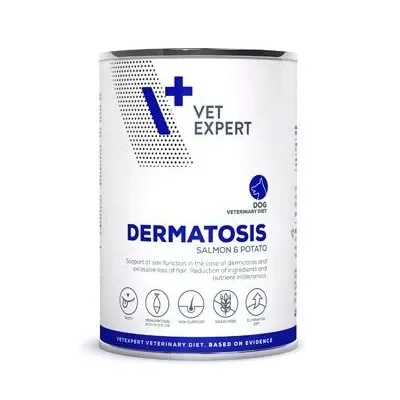 Conserva dietetica pentru caini Dermatosis VetExpert 400 gr
