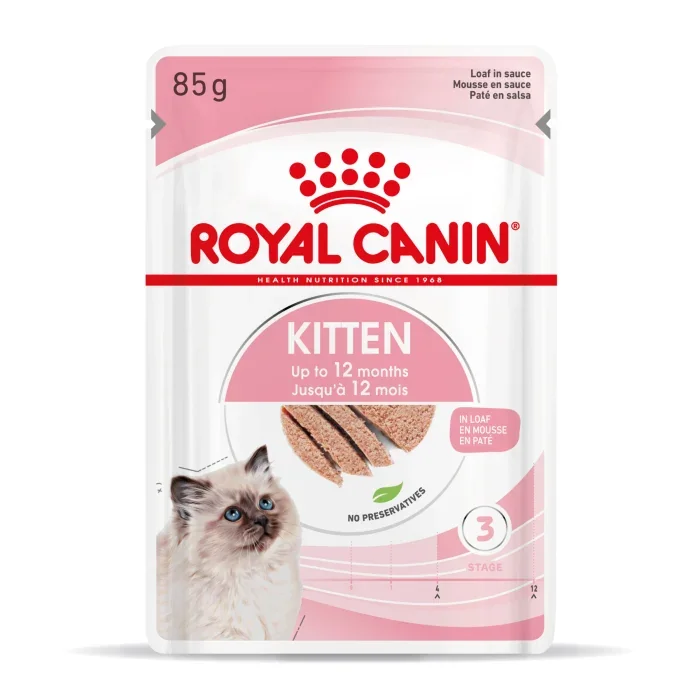 Hrana umeda pentru pisici Royal Canin Kitten Loaf Pate 85 g