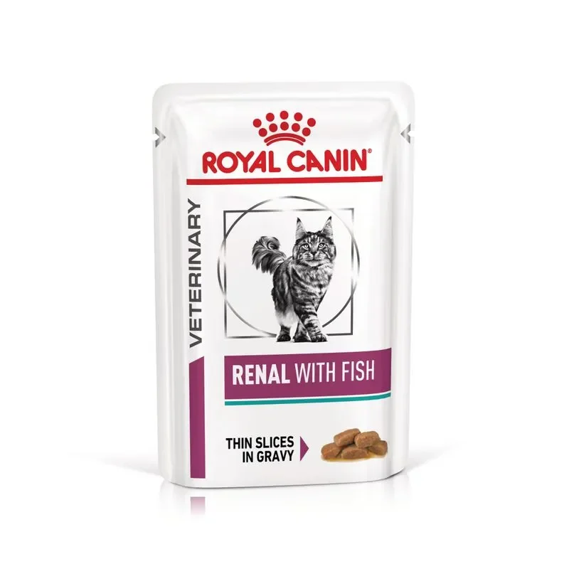 Hrana dietetica pentru pisici Royal Canin Renal Fish 85 g