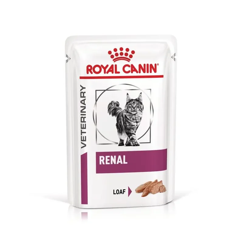 Set 12 buc x 85 gr Hrana dietetica pentru pisici Royal Canin Renal Pate