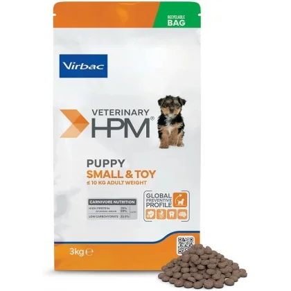 Hrana uscata pentru caini Virbac HPM Baby Small  Toy 3 kg
