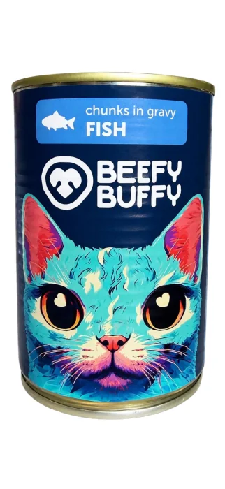 Conserva pentru pisici Beffy Buffy cu peste 415 gr