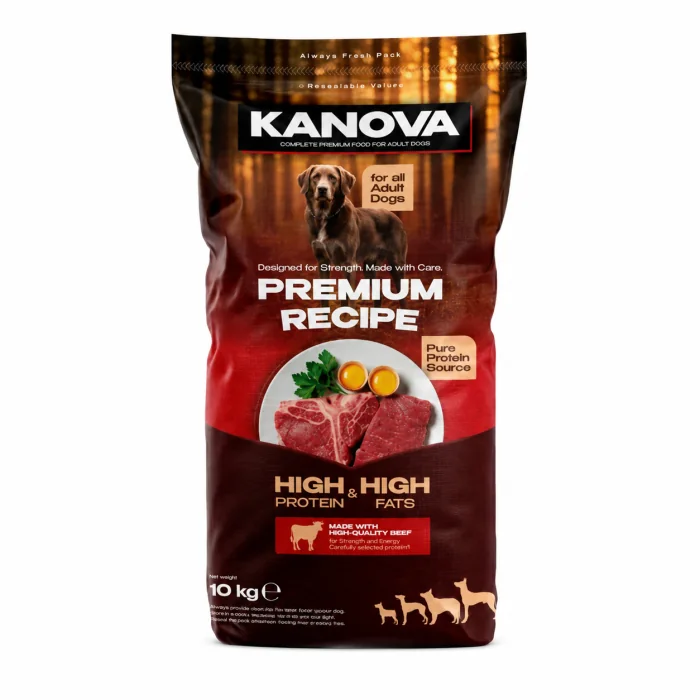 Hrana uscata pentru caini Kanova Premium cu vita 10 kg