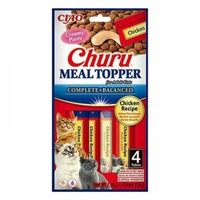 Recompense pentru pisici Churu Meal Topper cu pui 4 buc x 14 gr