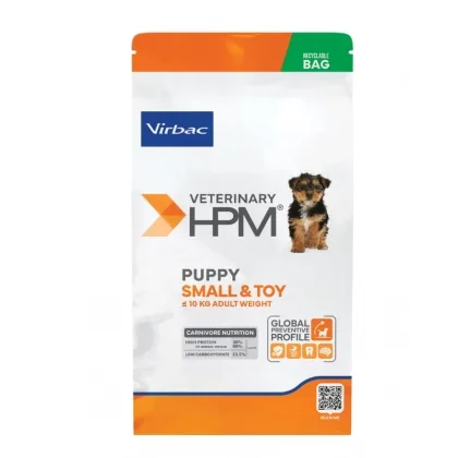 Hrana uscata pentru caini Virbac HPM Baby Small  Toy 1,5 kg