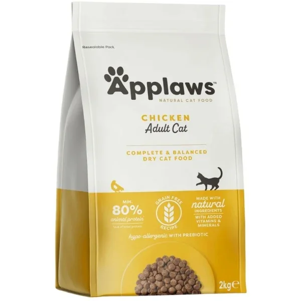 Hrana uscata pentru pisici Applaws Adult cu pui 2 kg
