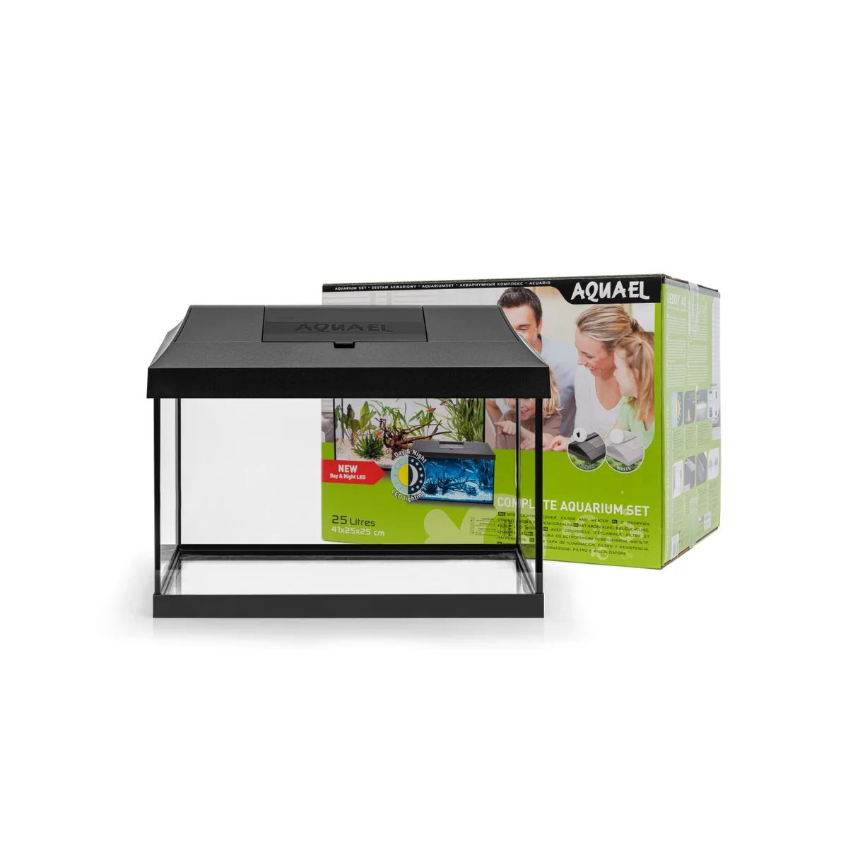 Aquael Acvariu Leddy 40 Day & Night Negru 124280