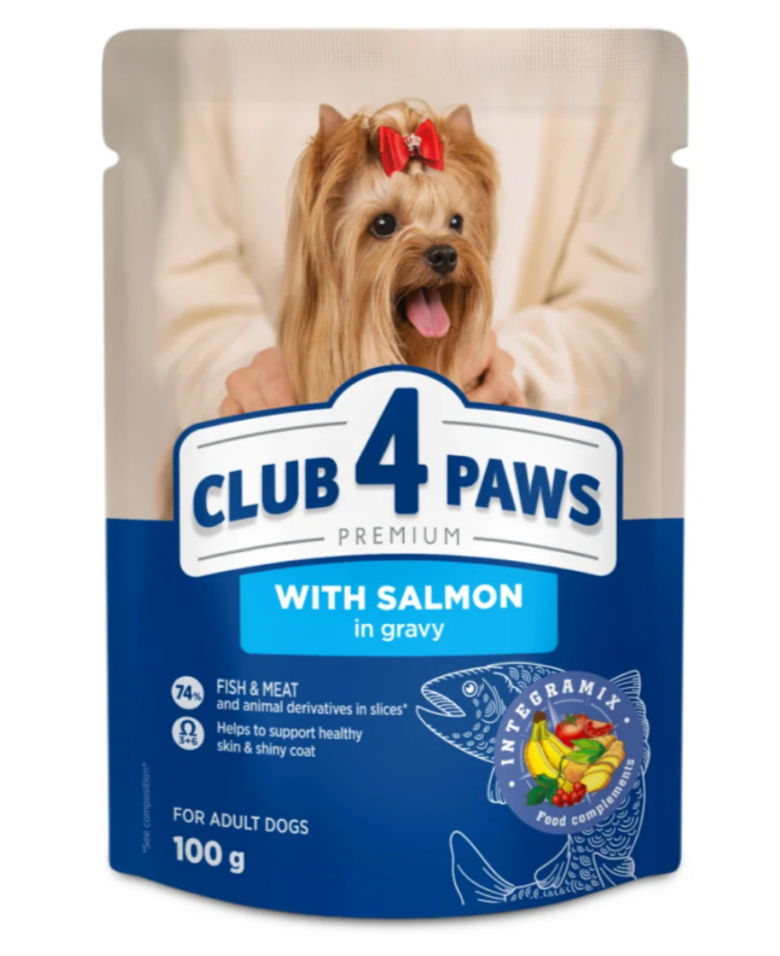 Club 4 Paws Caine Plic Somon 100 g