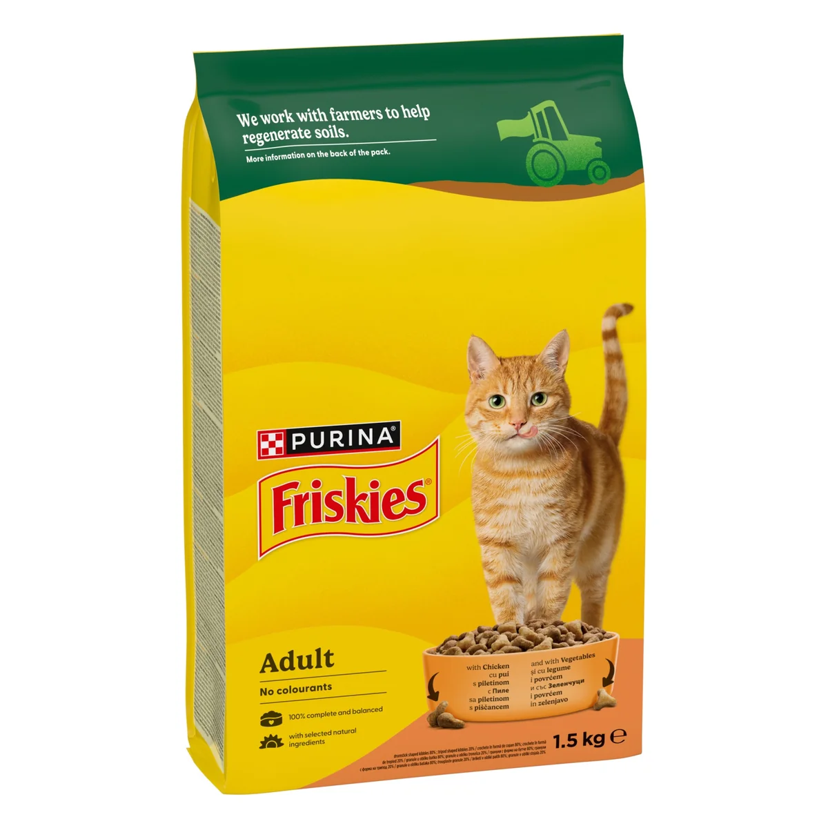 Friskies Cat Carne/Pui/Legume 1.5 kg