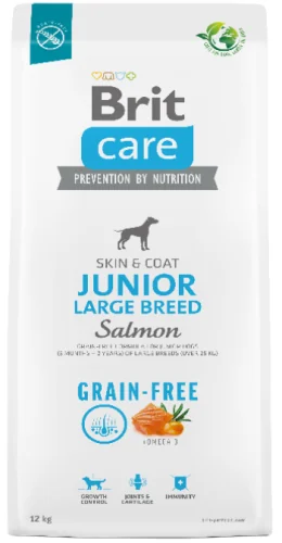 Brit Care Dog Grain-Free Junior Large Breed Somon - 3-kg