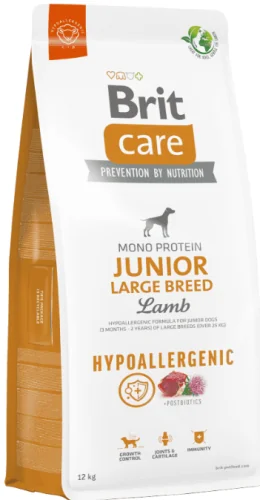 Brit Care Dog Hypoallergenic Junior Large Breed Miel - 12-kg,brit-care
